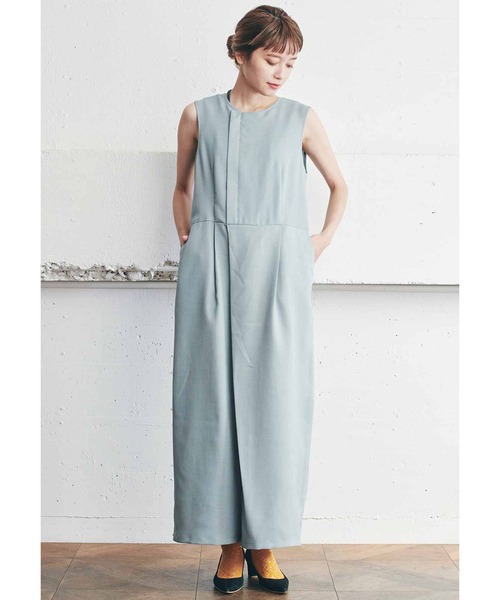 MEDE19F（メデジュウキュウ）の「ＭＥＤＥ１９Ｆ　カップ付きデザインタンクトップ（タンクトップ・レディース・グリーン/グレイッシュベージュ/ネイビー・MEDIUM/LARGE/X-LARGE/XX-LARGE）」の10枚目の写真