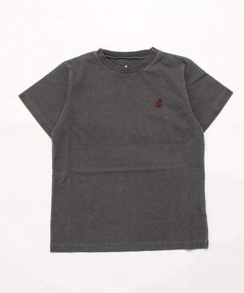 Gramicci（グラミチ）の「【GRAMICCI / グラミチ】KIDS ONE POINT TEE キッズワンポイントＴシャツ（Tシャツ/カットソー・キッズ・ネイビー/レッド系その他/ホワイト/ブラック/パープル系その他/ブルー系その他7/グレー系その他7/ブラック系その他/パープル/サンドベージュ/ヘザーグレー・140cm/150cm）」の6枚目の写真