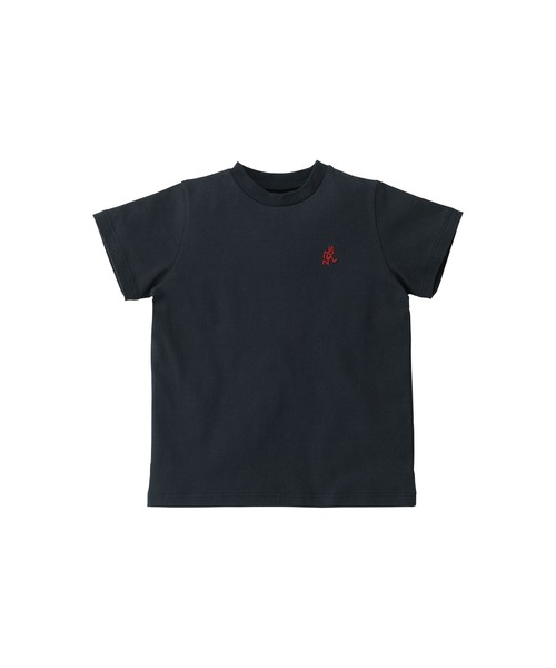 Gramicci（グラミチ）の「【GRAMICCI / グラミチ】KIDS ONE POINT TEE キッズワンポイントＴシャツ（Tシャツ/カットソー・キッズ・ネイビー/レッド系その他/ホワイト/ブラック/パープル系その他/ブルー系その他7/グレー系その他7/ブラック系その他/パープル/サンドベージュ/ヘザーグレー・140cm/150cm）」の4枚目の写真