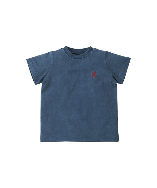 Gramicci（グラミチ）の「【GRAMICCI / グラミチ】KIDS ONE POINT TEE キッズワンポイントＴシャツ（Tシャツ/カットソー・キッズ・ネイビー/レッド系その他/ホワイト/ブラック/パープル系その他/ブルー系その他7/グレー系その他7/ブラック系その他/パープル/サンドベージュ/ヘザーグレー・140cm/150cm）」の8枚目の写真