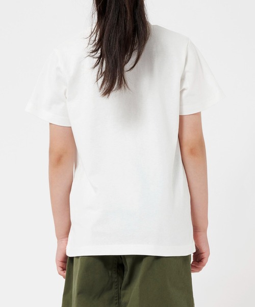 Gramicci（グラミチ）の「【GRAMICCI / グラミチ】KIDS ONE POINT TEE キッズワンポイントＴシャツ（Tシャツ/カットソー・キッズ・ネイビー/レッド系その他/ホワイト/ブラック/パープル系その他/ブルー系その他7/グレー系その他7/ブラック系その他/パープル/サンドベージュ/ヘザーグレー・140cm/150cm）」の12枚目の写真