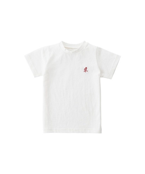 Gramicci（グラミチ）の「【GRAMICCI / グラミチ】KIDS ONE POINT TEE キッズワンポイントＴシャツ（Tシャツ/カットソー・キッズ・ネイビー/レッド系その他/ホワイト/ブラック/パープル系その他/ブルー系その他7/グレー系その他7/ブラック系その他/パープル/サンドベージュ/ヘザーグレー・140cm/150cm）」の15枚目の写真