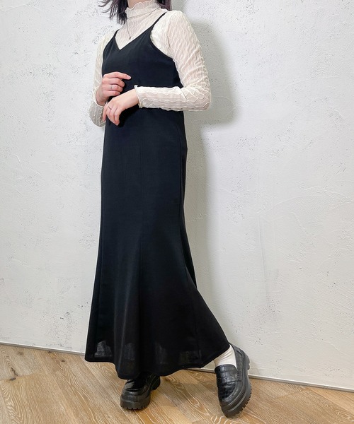 PairPair（ペアペア）の「キャミワンピース×チュールプルオーバー（ワンピース・レディース・ブラック・FREE）」の5枚目の写真