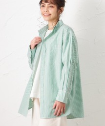 NAVY | カラフルストライプシャツ(シャツ/ブラウス)