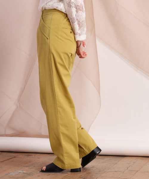 cepo（セポ）の「コットンレーヨンサージパンツ（その他パンツ・レディース・イエロー/オレンジ/ブルー・S/M）」の2枚目の写真