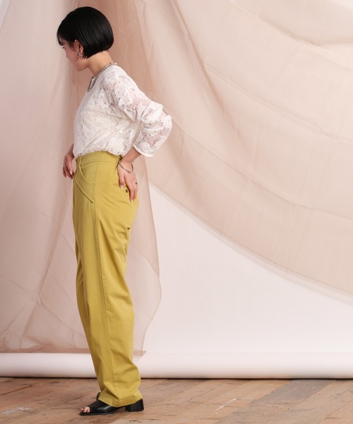 cepo（セポ）の「コットンレーヨンサージパンツ（その他パンツ・レディース・イエロー/オレンジ/ブルー・S/M）」の8枚目の写真