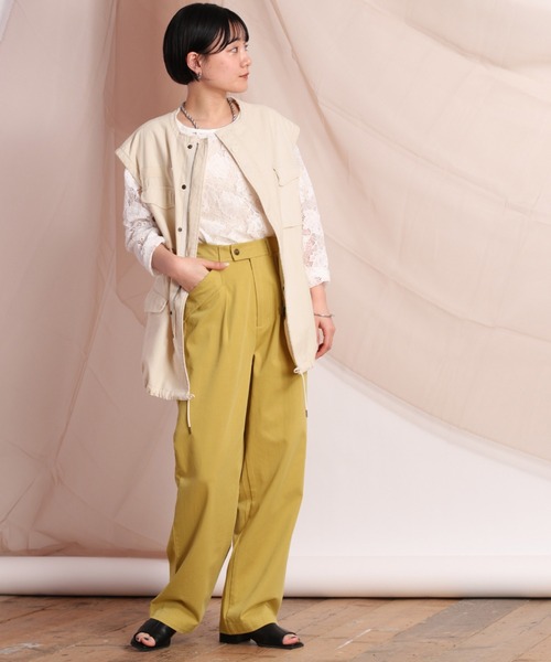 cepo（セポ）の「コットンレーヨンサージパンツ（その他パンツ・レディース・イエロー/オレンジ/ブルー・S/M）」の19枚目の写真