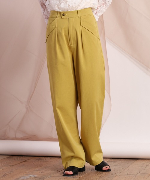 cepo（セポ）の「コットンレーヨンサージパンツ（その他パンツ・レディース・イエロー/オレンジ/ブルー・S/M）」の16枚目の写真