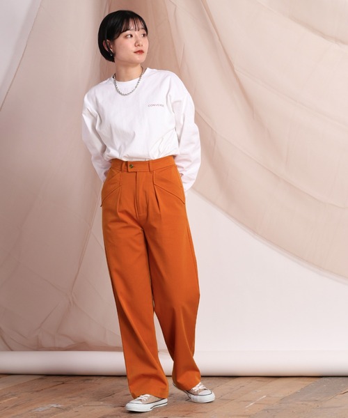 cepo（セポ）の「コットンレーヨンサージパンツ（その他パンツ・レディース・イエロー/オレンジ/ブルー・S/M）」の14枚目の写真
