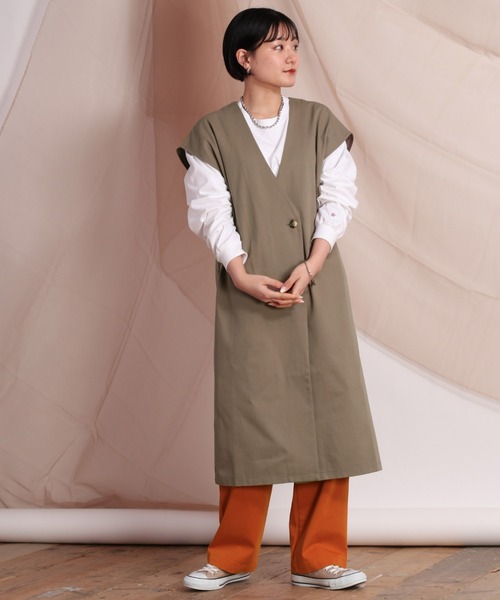 cepo（セポ）の「コットンレーヨンサージパンツ（その他パンツ・レディース・イエロー/オレンジ/ブルー・S/M）」の6枚目の写真