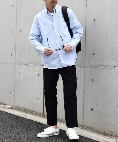 SHIPS any（シップス エニィ）の「SHIPS any: COOLMAX（R) アンクル テーパード パンツ ＜セットアップ対応＞◆（スラックス・メンズ・チャコールグレー/ブラック/ベージュ/ベージュ系/グレー/ネイビー/ライトオリーブ/ダークグレー・SMALL/MEDIUM/LARGE/X-LARGE）」の20枚目の写真