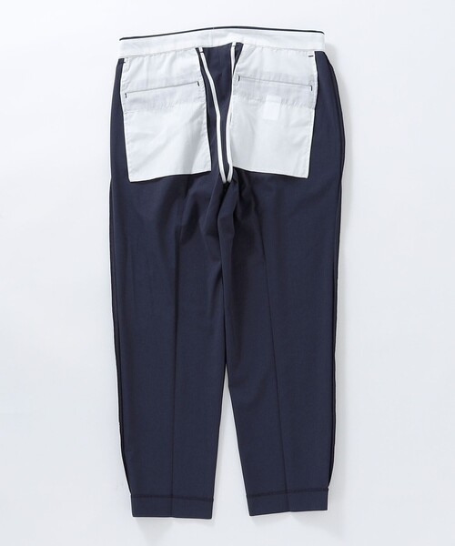Air Room Products ネイビー ストレートパンツ (お値下げ済み) アンクルストレートパンツ・センタープレスなし【返品不可商品