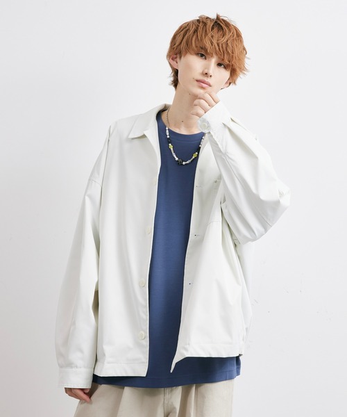 JUNRED(ジュンレッド)の「tai×JUNRed ワイドバルーンシルエットブルゾン(ブルゾン・メンズ・ブラック/オフホワイト/カーキ・FREE/S/M/L)」の2枚目の写真