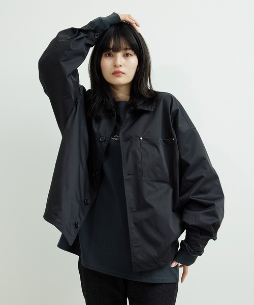 JUNRED(ジュンレッド)の「tai×JUNRed ワイドバルーンシルエットブルゾン(ブルゾン・メンズ・ブラック/オフホワイト/カーキ・FREE/S/M/L)」の16枚目の写真