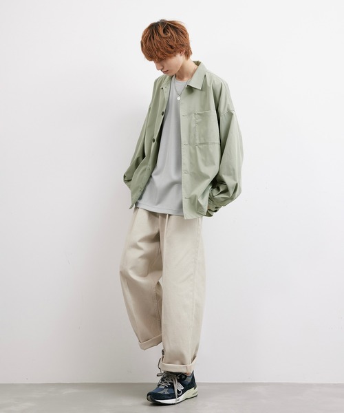 JUNRED(ジュンレッド)の「tai×JUNRed ワイドバルーンシルエットブルゾン(ブルゾン・メンズ・ブラック/オフホワイト/カーキ・FREE/S/M/L)」の20枚目の写真