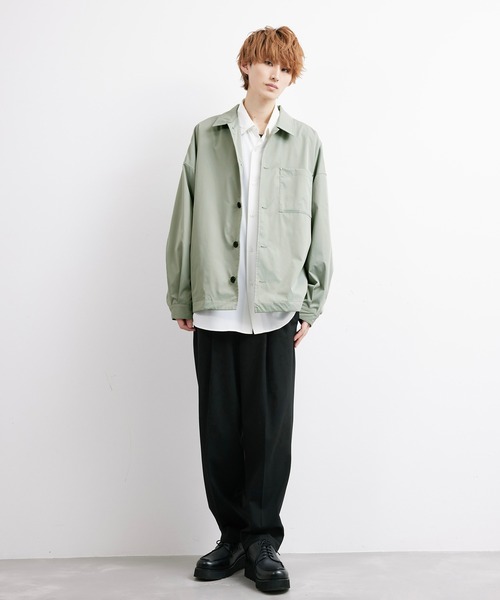 JUNRED(ジュンレッド)の「tai×JUNRed ワイドバルーンシルエットブルゾン(ブルゾン・メンズ・ブラック/オフホワイト/カーキ・FREE/S/M/L)」の12枚目の写真