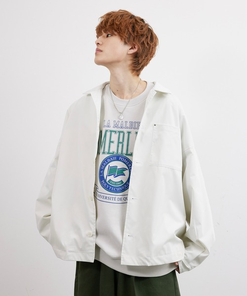 JUNRED(ジュンレッド)の「tai×JUNRed ワイドバルーンシルエットブルゾン(ブルゾン・メンズ・ブラック/オフホワイト/カーキ・FREE/S/M/L)」の5枚目の写真
