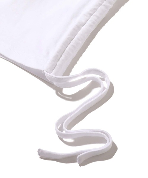 atmos pink（アトモスピンク）の「atmos pink × LYFT  シャーリングロゴトップス  【SP】（Tシャツ/カットソー・レディース・ホワイト/ブラック/ブルー・M/S）」の10枚目の写真