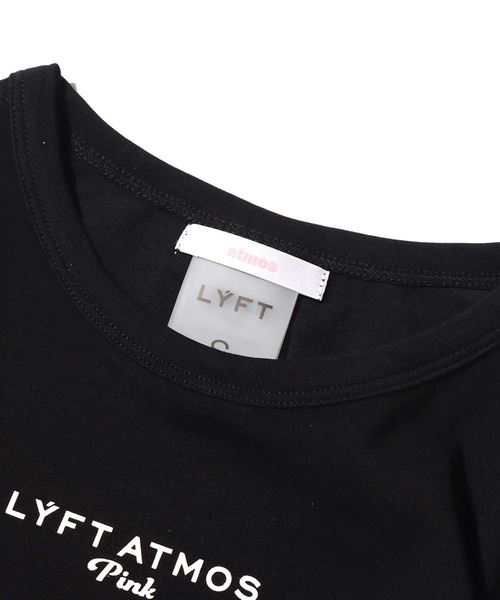 atmos pink（アトモスピンク）の「atmos pink × LYFT  シャーリングロゴトップス  【SP】（Tシャツ/カットソー・レディース・ホワイト/ブラック/ブルー・M/S）」の20枚目の写真