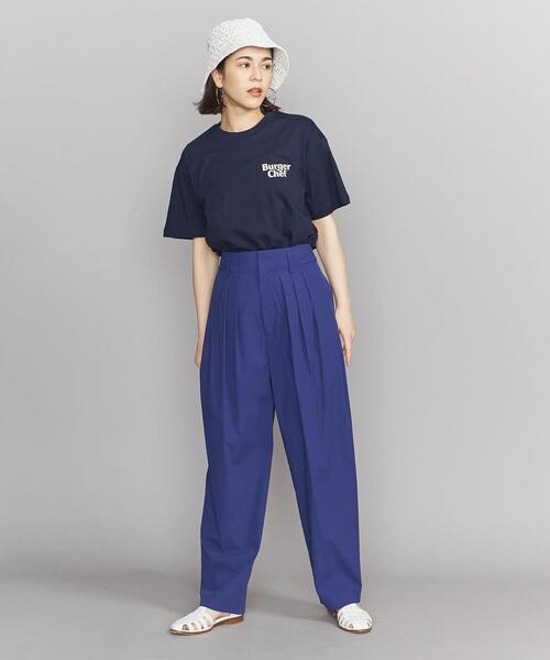 BEAUTY&YOUTH UNITED ARROWS(ビューティーアンドユースユナイテッドアローズ)の「BY タックカーブ パンツ -ウォッシャブル-(その他パンツ・レディース・ブラック/ロイヤルブルー/イエロー・S/M)」の19枚目の写真
