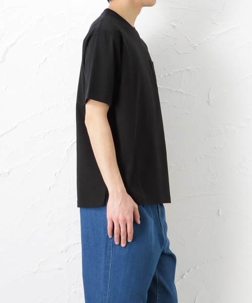 Dickies(ディッキーズ)の「Dickies ディッキーズ 無地ポケット付き半袖Tシャツ(Tシャツ/カットソー・メンズ・ブラック/ネイビー/ピンク/グリーン/ホワイト/ベージュ・XL/M/L)」の12枚目の写真