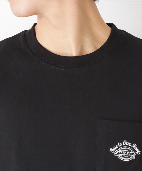 Dickies(ディッキーズ)の「Dickies ディッキーズ 無地ポケット付き半袖Tシャツ(Tシャツ/カットソー・メンズ・ブラック/ネイビー/ピンク/グリーン/ホワイト/ベージュ・XL/M/L)」の14枚目の写真