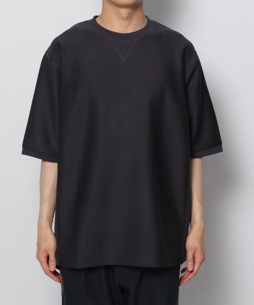 niko and...(ニコアンド)の「スタンダードハーフスリーブトレーナー(Tシャツ/カットソー・メンズ・ネイビー/グレー/アイボリー・SMALL/MEDIUM/LARGE)」の7枚目の写真