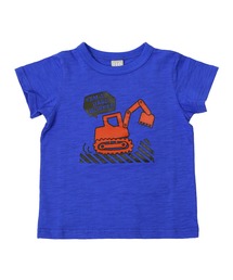 温度で色が変わるプリント半袖Tシャツ シリーズ<ショベルカー>