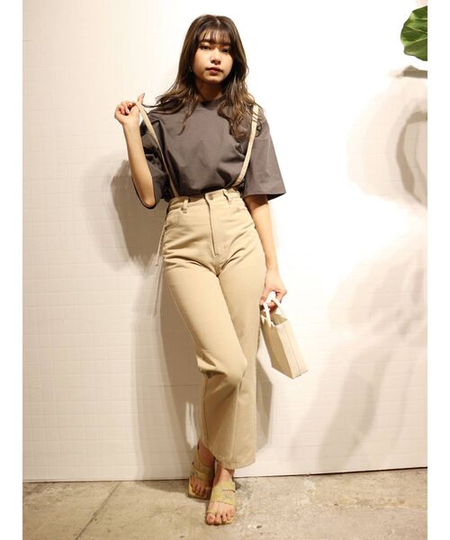 MURUA（ムルーア）の「ベーシックTシャツ（Tシャツ/カットソー・レディース・ブラック/ダークグレー/ホワイト/ピンク・FREE）」の12枚目の写真