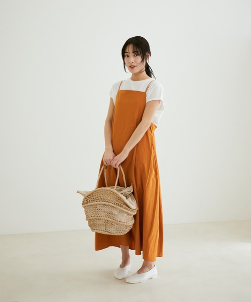 The Bagmati(ザバグマティ)の「【The Bagmati(バグマティ)】レザーハンドルバスケットM(かごバッグ・レディース・ベージュ・FREE)」の6枚目の写真