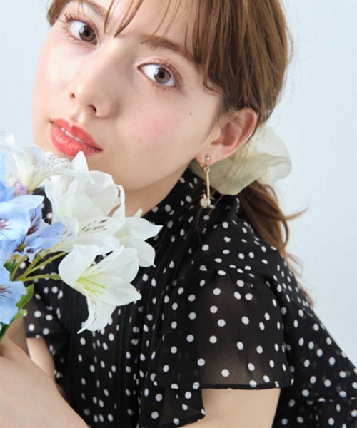 WILLSELECTION（ウィルセレクション）の「【Limited Item】ラッフルケシプリーツワンピース（ワンピース・レディース・ブラック/グリーン・MEDIUM）」の13枚目の写真