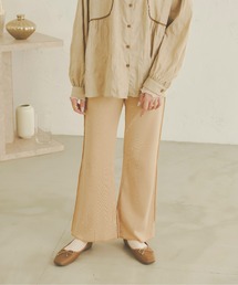 Ambre Neige | 配色リブパンツ/【WEB/EC限定商品】(その他パンツ)