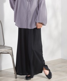 OMNES | 接触冷感レーヨンナイロンタックイージーパンツ(その他パンツ)