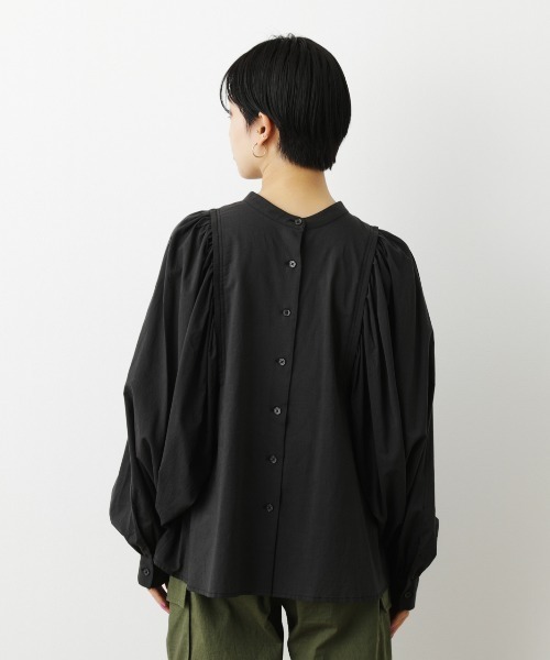 RODEO CROWNS WIDE BOWL（ロデオクラウンズワイドボウル）の「ボリュームスリーブ2WAYシャツ（シャツ/ブラウス・レディース・ホワイト/ブラック/ライトカーキ・FREE）」の10枚目の写真