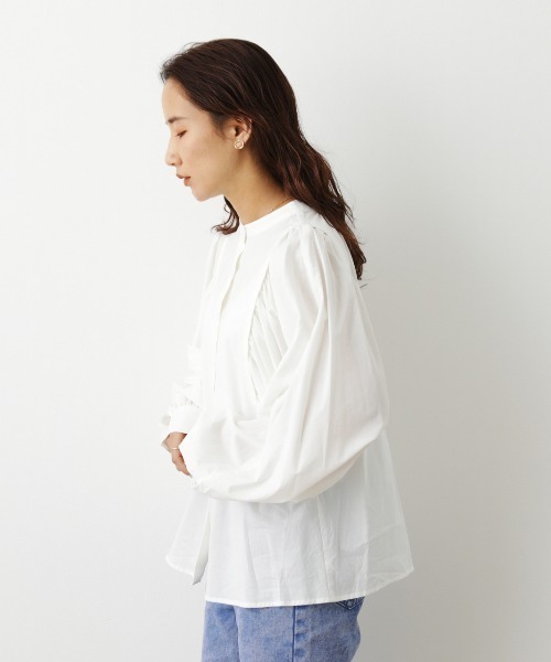 RODEO CROWNS WIDE BOWL（ロデオクラウンズワイドボウル）の「ボリュームスリーブ2WAYシャツ（シャツ/ブラウス・レディース・ホワイト/ブラック/ライトカーキ・FREE）」の17枚目の写真