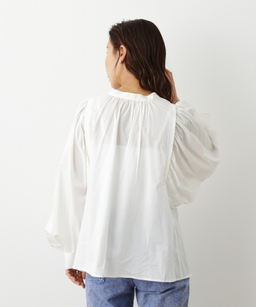 RODEO CROWNS WIDE BOWL（ロデオクラウンズワイドボウル）の「ボリュームスリーブ2WAYシャツ（シャツ/ブラウス・レディース・ホワイト/ブラック/ライトカーキ・FREE）」の18枚目の写真