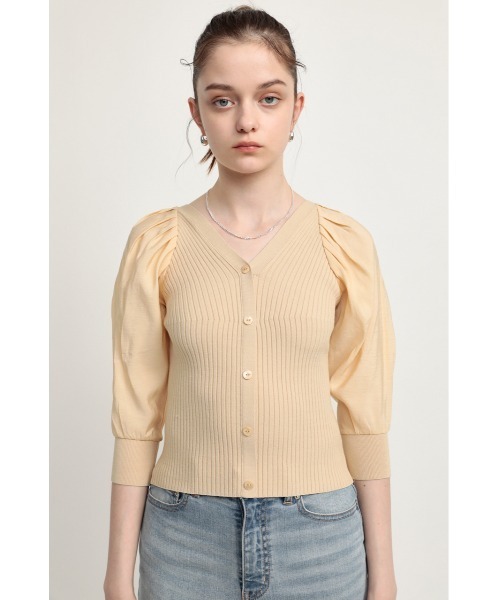 SLY（スライ）の「FRONT BUTTON DOCKING TOPS フロントボタン