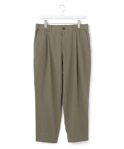 J.PRESS YORK STREET(ジェイプレスヨークストリート)の「【UNISEX】リネンライクイージーパンツ(その他パンツ・メンズ・グレー系/ベージュ系/カーキ系・SMALL/MEDIUM/LARGE)」の3枚目の写真