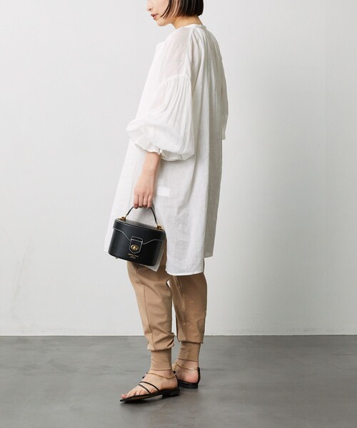 Aresense（アーセンス）の「Aresense/アーセンス ジョガーパンツ（スウェットパンツ・レディース・ブラック/ベージュ・ﾌﾘ-）」の13枚目の写真