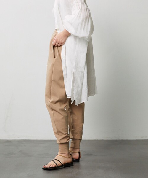 Aresense（アーセンス）の「Aresense/アーセンス ジョガーパンツ（スウェットパンツ・レディース・ブラック/ベージュ・ﾌﾘ-）」の18枚目の写真