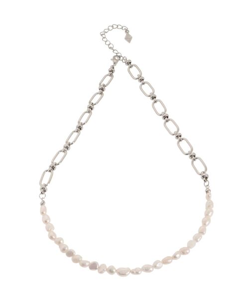 RESEXXY（リゼクシー）の「チェーンコンビ淡水パールネックレス（ネックレス・レディース・ゴールド/シルバー・FREE）」の4枚目の写真