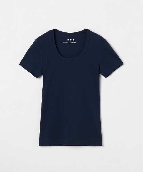 three dots（スリードッツ）の「ジェシカ（Tシャツ/カットソー・レディース・ブラック/ホワイト/グレー/ネイビー/グレー系その他・SMALL/MEDIUM/LARGE/X-SMALL）」の5枚目の写真