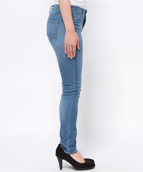 laboratory work（ラボラトリーワーク）の「デニムスキニーパンツ（デニムパンツ・レディース・ライトブルー/インディゴブルー/ホワイト/サックスブルー・SMALL/MEDIUM）」の6枚目の写真