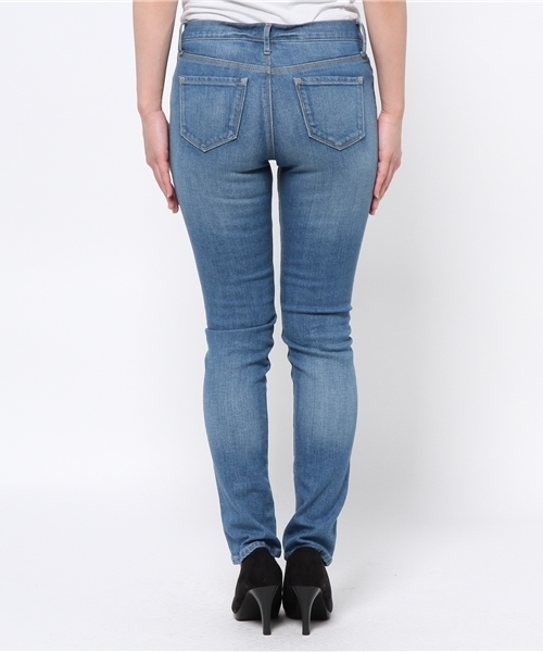 laboratory work（ラボラトリーワーク）の「デニムスキニーパンツ（デニムパンツ・レディース・ライトブルー/インディゴブルー/ホワイト/サックスブルー・SMALL/MEDIUM）」の7枚目の写真