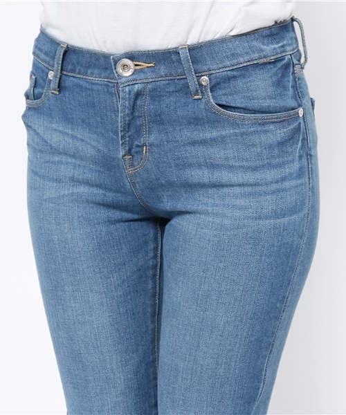 laboratory work（ラボラトリーワーク）の「デニムスキニーパンツ（デニムパンツ・レディース・ライトブルー/インディゴブルー/ホワイト/サックスブルー・SMALL/MEDIUM）」の8枚目の写真