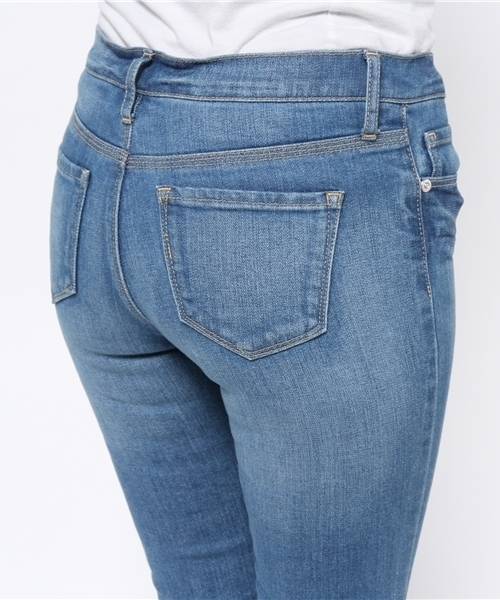 laboratory work（ラボラトリーワーク）の「デニムスキニーパンツ（デニムパンツ・レディース・ライトブルー/インディゴブルー/ホワイト/サックスブルー・SMALL/MEDIUM）」の9枚目の写真