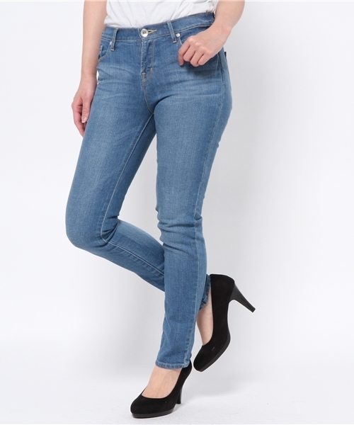 laboratory work（ラボラトリーワーク）の「デニムスキニーパンツ（デニムパンツ・レディース・ライトブルー/インディゴブルー/ホワイト/サックスブルー・SMALL/MEDIUM）」の10枚目の写真