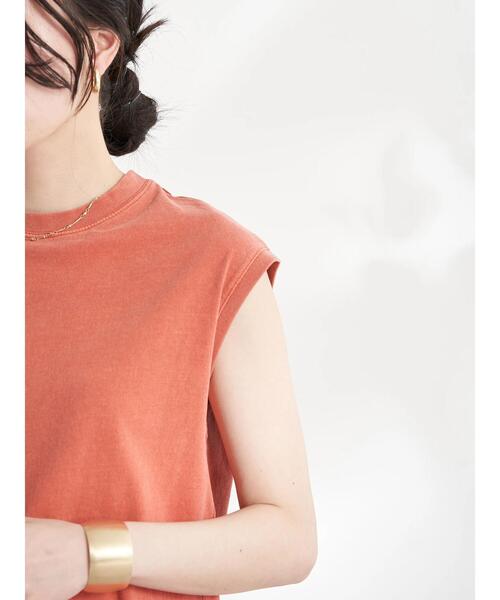 earth music&ecology(アースミュージックアンドエコロジー)の「ピグメントダイノースリーブプルオーバー(Tシャツ/カットソー・レディース・ライトグレー/オリーブ/アイボリー/テラコッタ・FREE)」の19枚目の写真