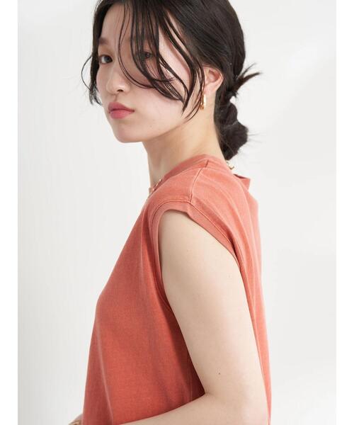 earth music&ecology(アースミュージックアンドエコロジー)の「ピグメントダイノースリーブプルオーバー(Tシャツ/カットソー・レディース・ライトグレー/オリーブ/アイボリー/テラコッタ・FREE)」の18枚目の写真