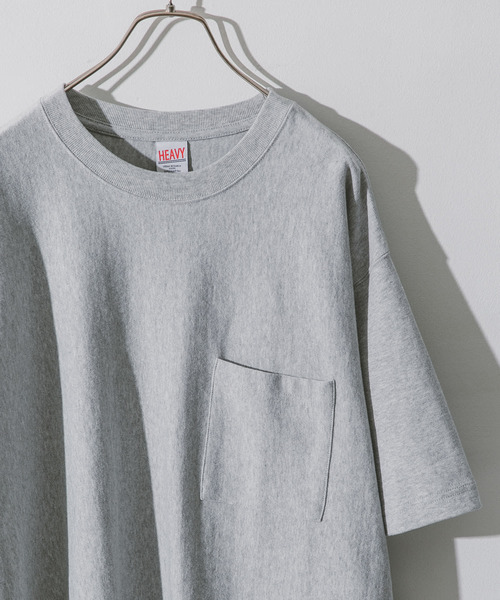 URBAN RESEARCH DOORS(アーバンリサーチドアーズ)の「ヘビーオンス ショートスリーブTシャツ(Tシャツ/カットソー・メンズ・グリーン/スミクロ/レッド/ブルー/ホワイト/グレー・X-LARGE/MEDIUM/LARGE)」の4枚目の写真